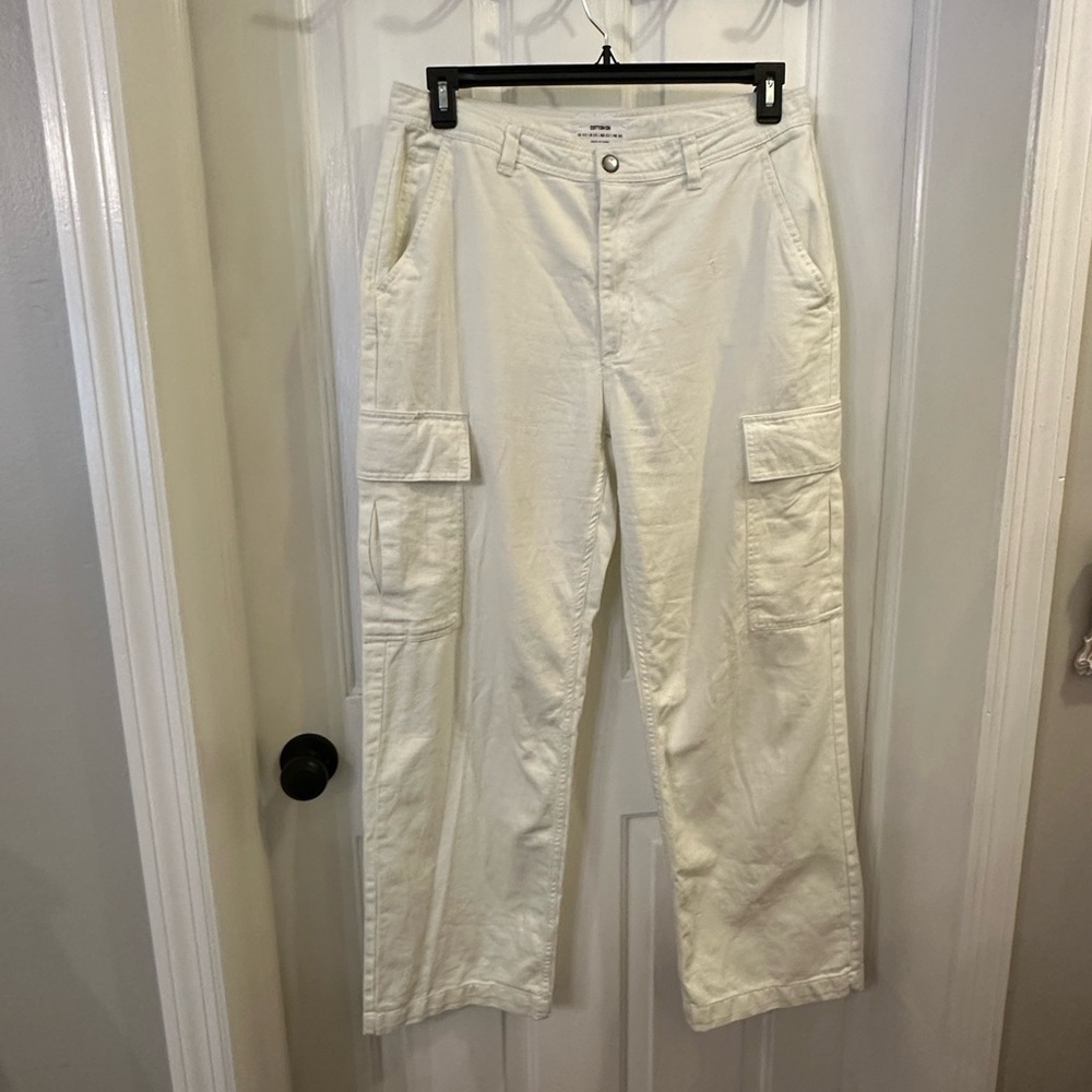 Cotton On White Wide Leg Pants